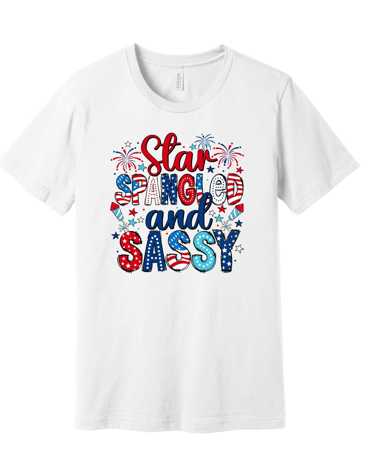 Star Spangled 3 Colors Available Adult Sizes