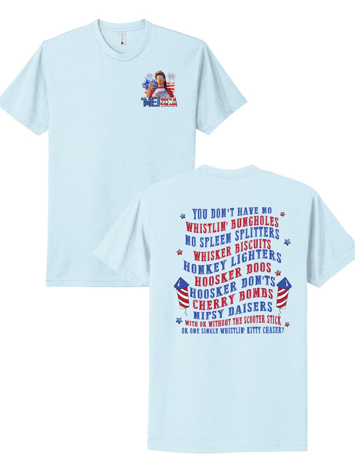 Merica 4 Colors Available Adult Sizes