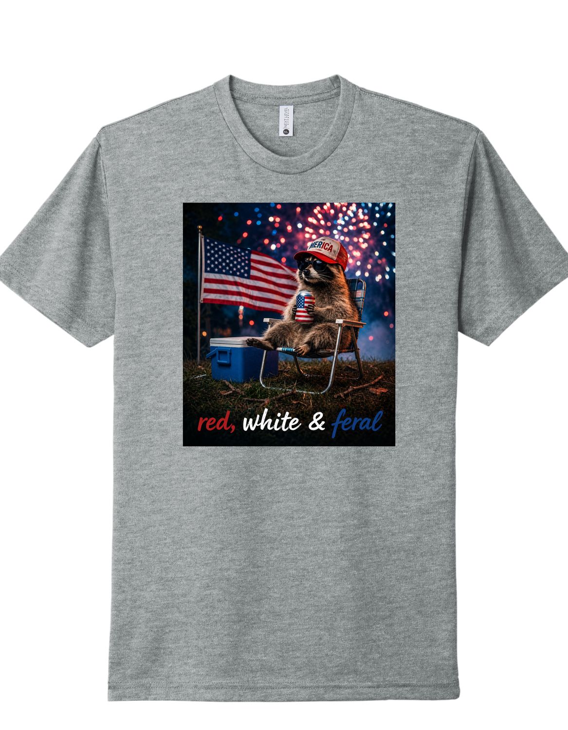 Red, White &amp; Feral 4 Colors Available Youth Sizes