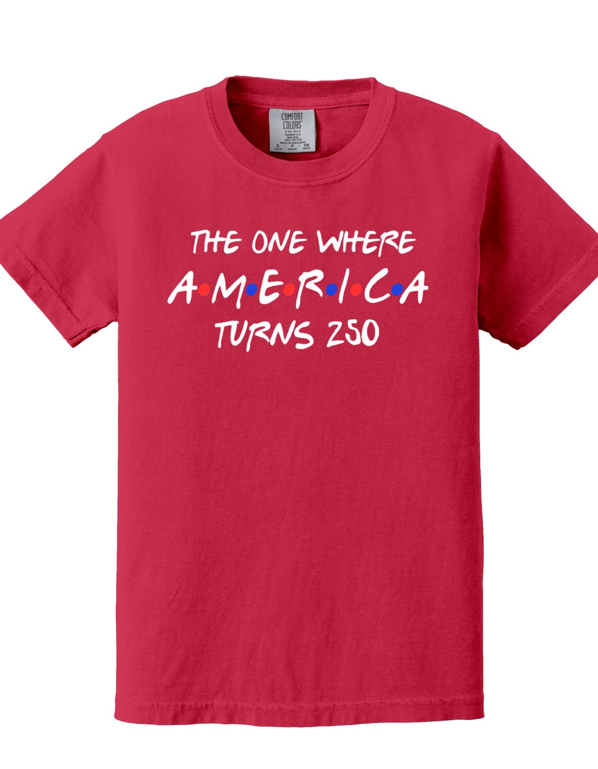 America 250 3 Colors Available Adult Sizes