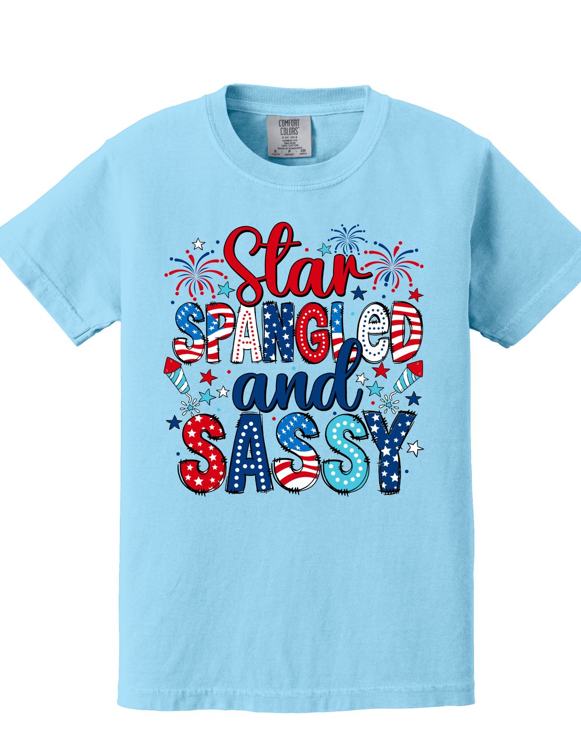Star Spangled 3 Colors Available Youth Sizes
