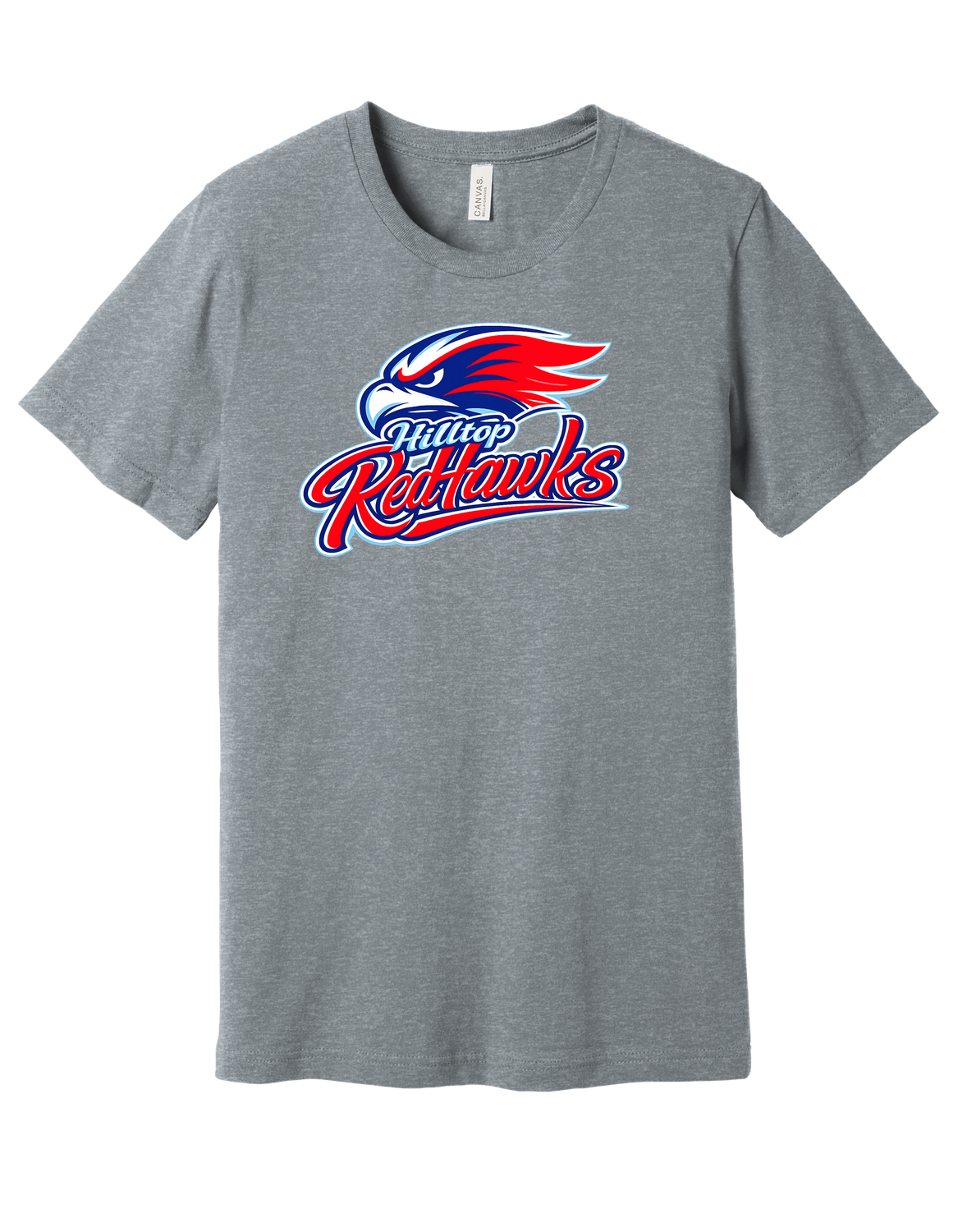 Bella 52/48 Blend Hilltop RedHawks 7 Different Colors Available Adult &amp; Youth Sizes