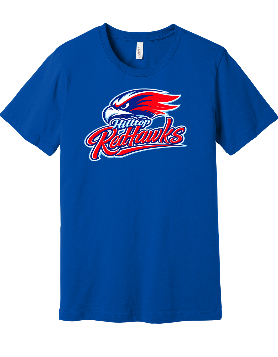 Bella 100% Cotton Hilltop RedHawks 6 Different Colors Available Adult Size