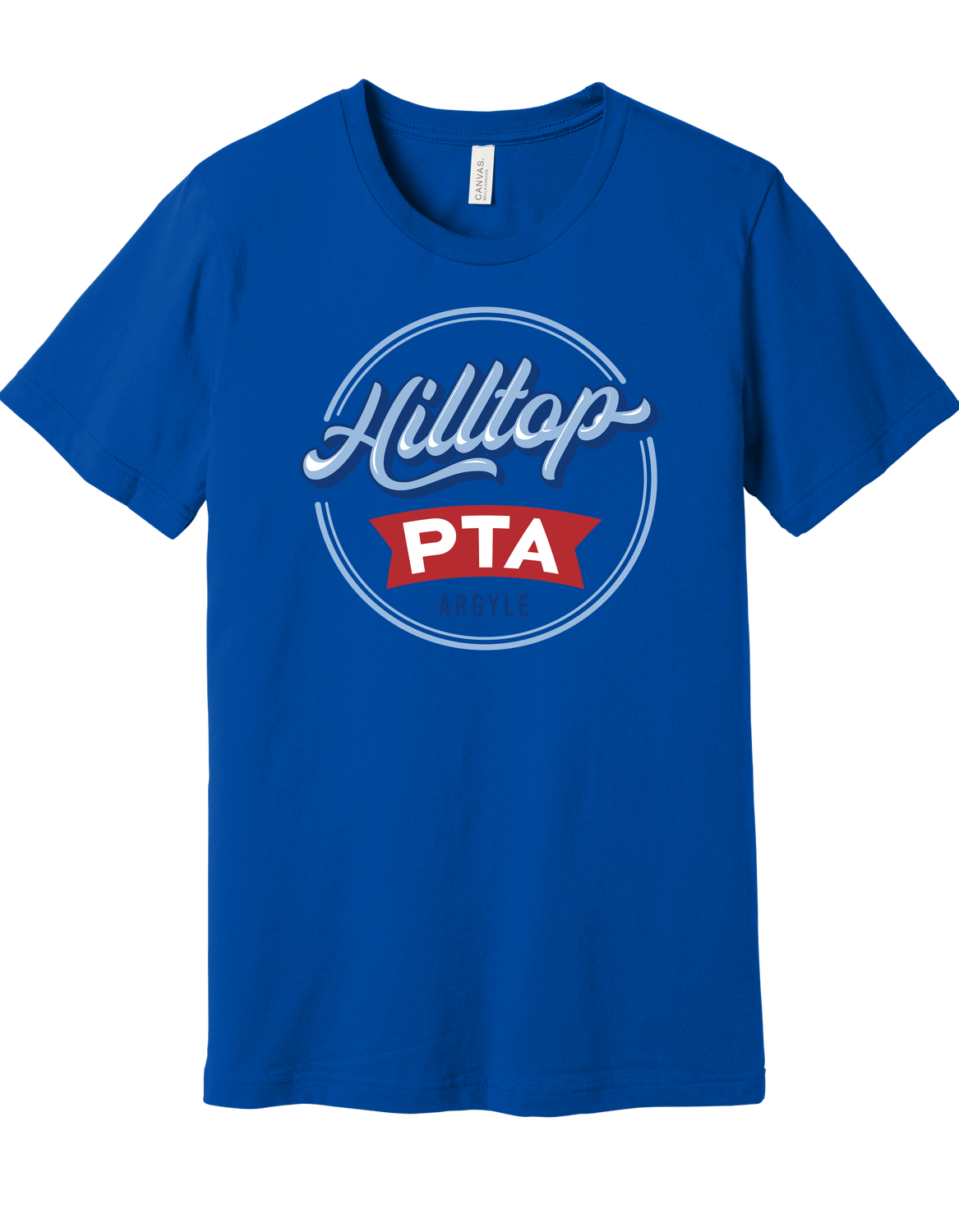 Bella 100% Cotton Hilltop PTA 5 Different Colors Available Adult &amp; Youth Sizes