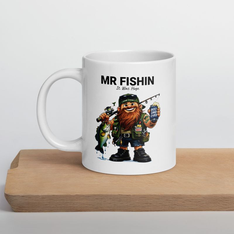 Mr Fishin Coffee Mug