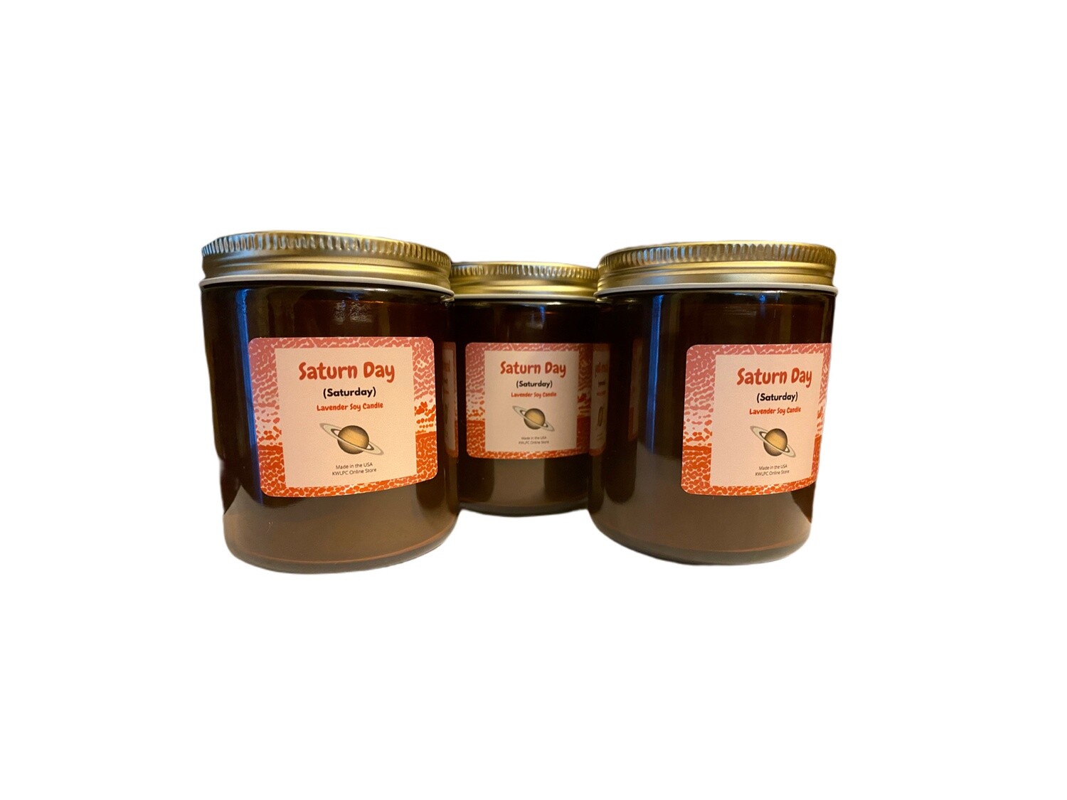 Saturn Day Candle
