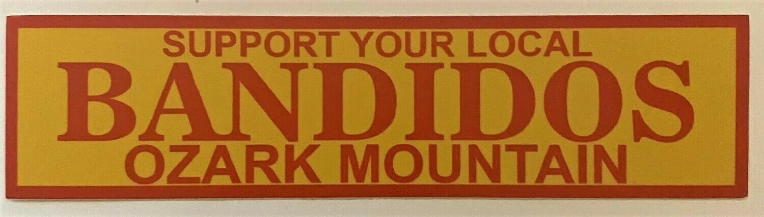 Sticker Support  OM 5&quot;X 1.25&quot;
