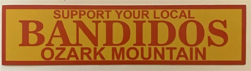 Sticker Support  OM 5&quot;X 1.25&quot;