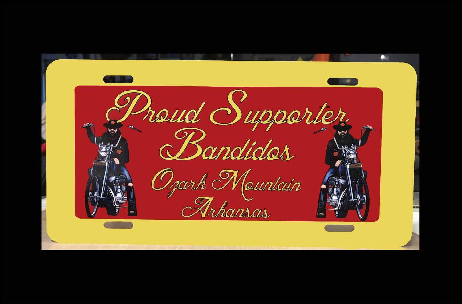 Ozark Mountain Proud Supporter Licence Plate