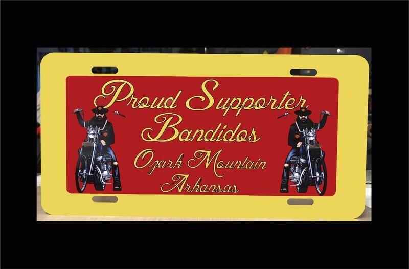 Ozark Mountain Proud Supporter Licence Plate