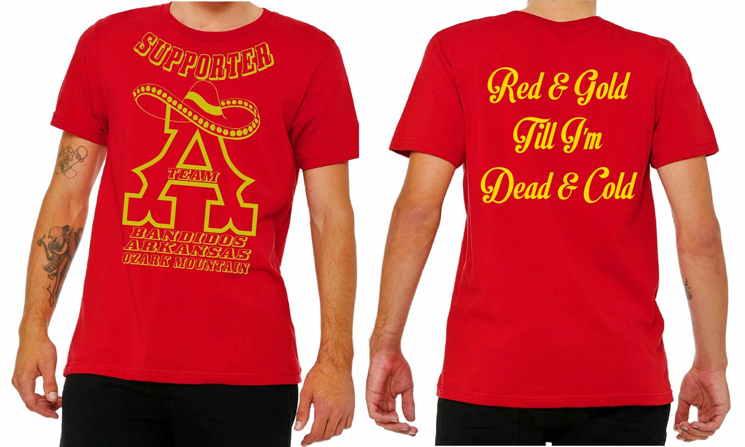 A-TEAM RED SHORT SLEEVE SHIRT