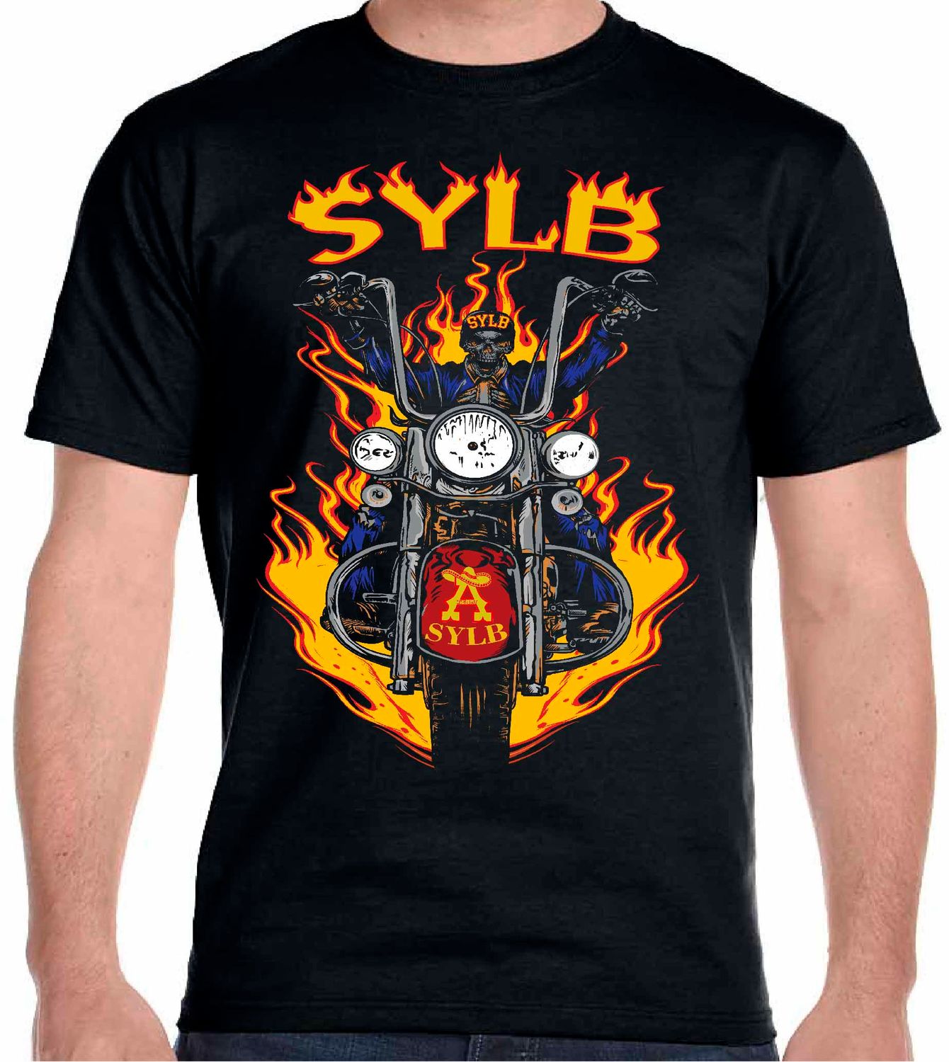 BIKER FROM HELL SYLB SHORT SLEEVE SHIRT