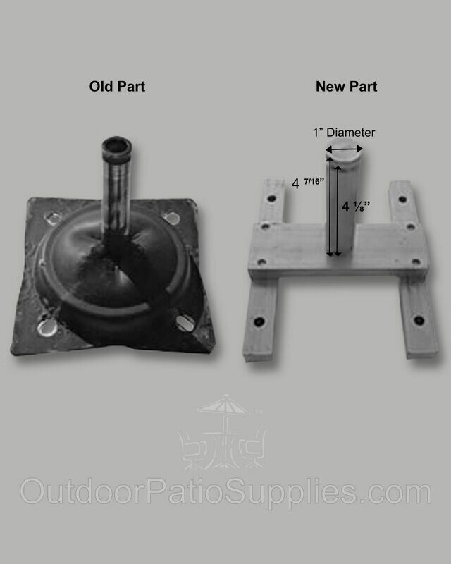 30-933 | Straight Heavy Duty Swivel Seat Post