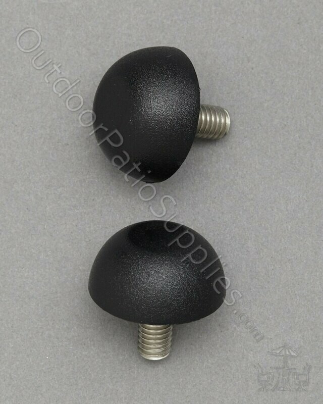 30-414B | 6mm thread with ½” long stainless-steel threaded stud adjustable glide