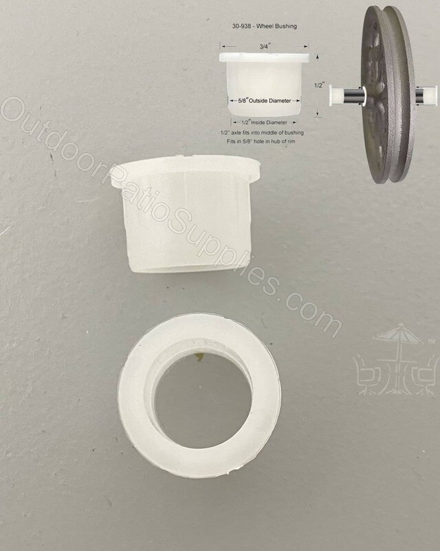 30-938 | Wheel Bushing for ½” axle