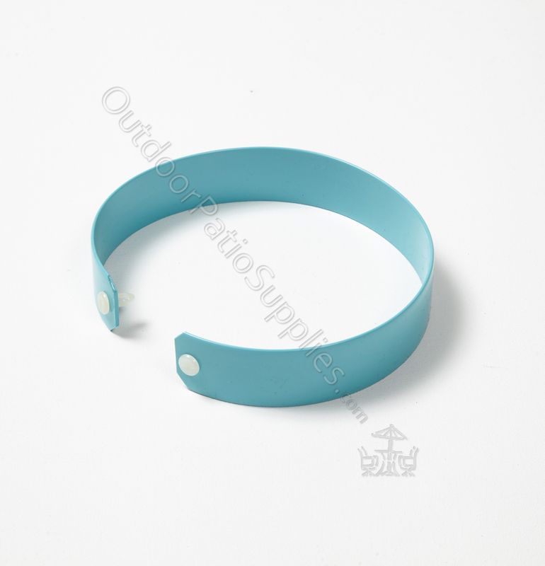 1 1/2” Precut vinyl strap with plastic rivet