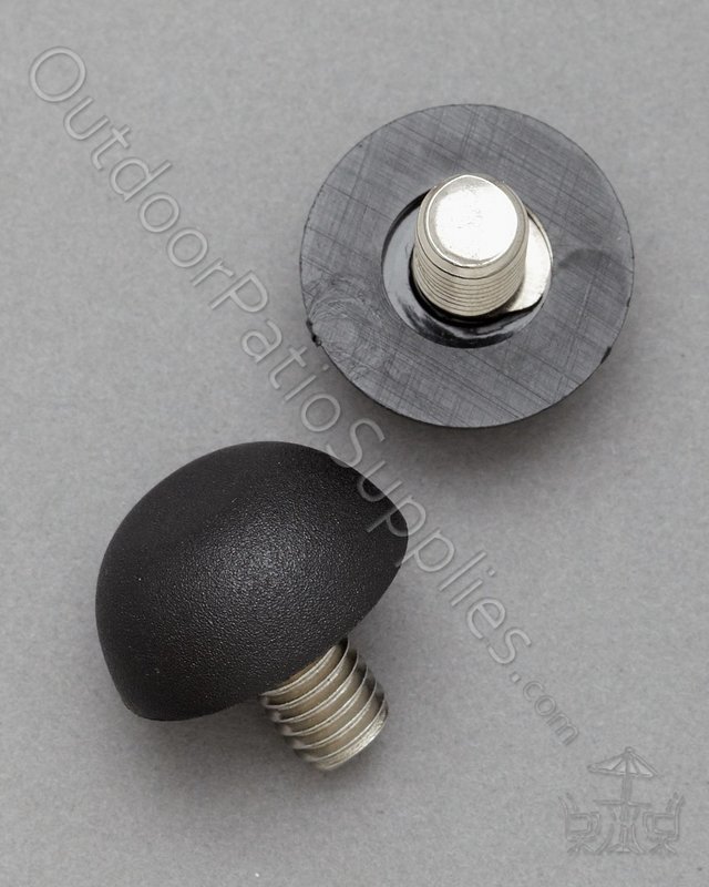 30-413B | 8mm x 1.25” Thread with ½” long stainless-steel stud adjustable glide