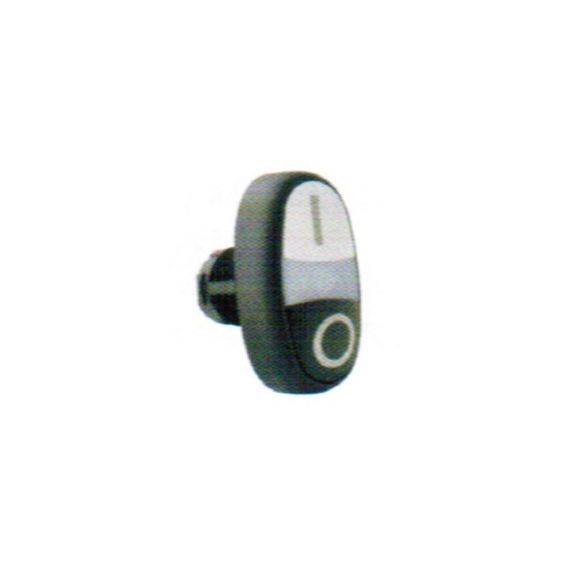 DOUBLE BOUTON POUSSOIR NOIR ET BLANC LUMINEUX IP65