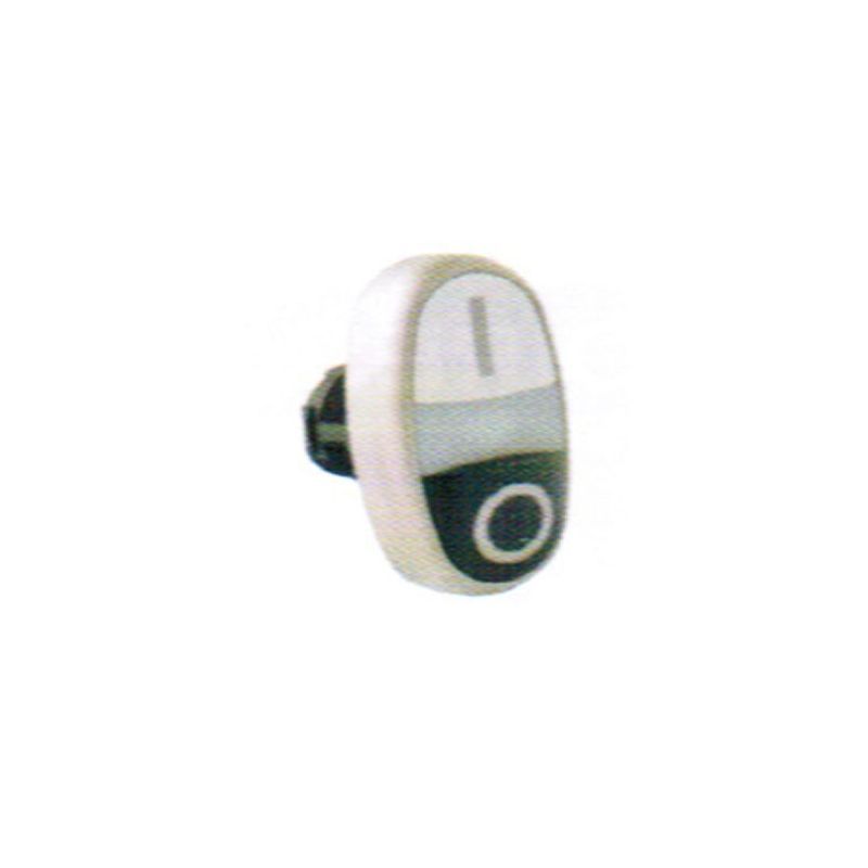 DOUBLE BOUTON POUSSOIR NOIR ET BLANC LUMINEUX IP67