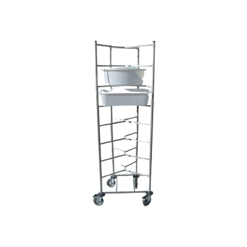 ECHELLE A BACS INOX PLEINE