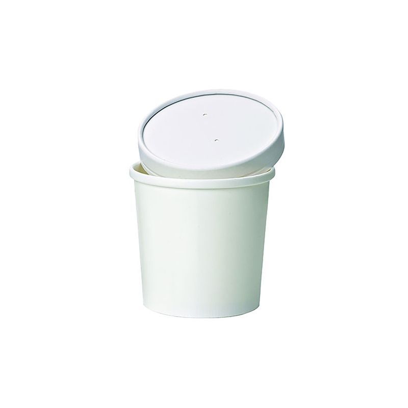 GOBELET CARTON A SOUPE AVEC COUVERCLE