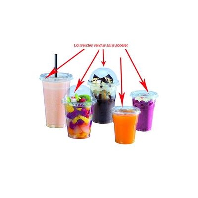 COUVERCLE POUR GOBELET CRISTAL