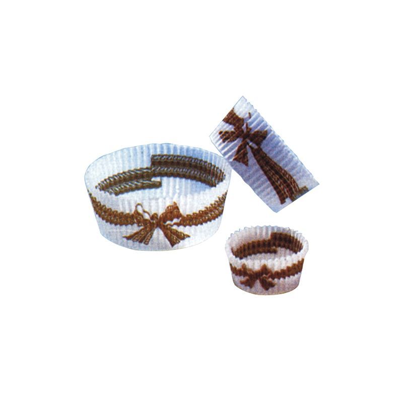 CAISSETTES RONDES DECOREES RUBAN