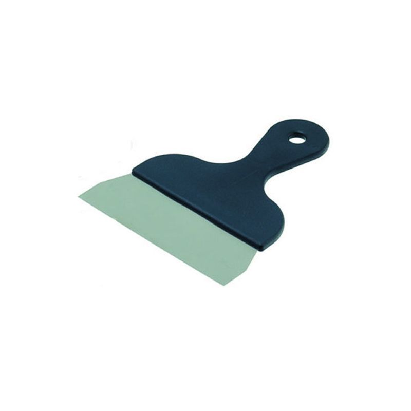 SPATULE INOX MANCHE PLASTIQUE