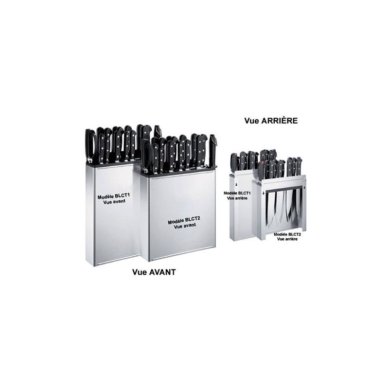 BLOC COUTEAUX INOX