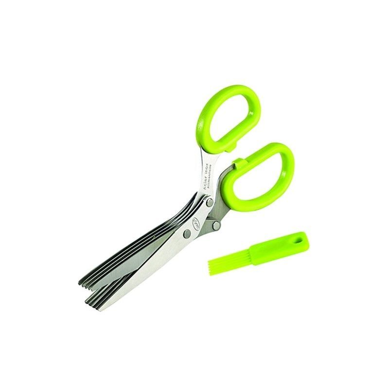 CISEAUX INOX MULTI LAMES A HERBES