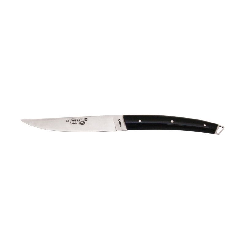 COUTEAU A STEAK 115 mm - Manche noir