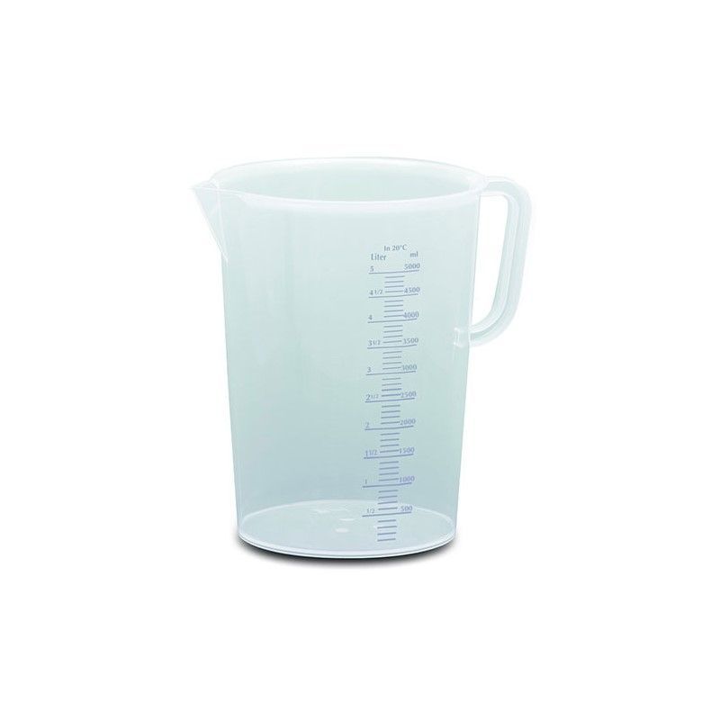 POT GRADUE PLASTIQUE 5 LITRES