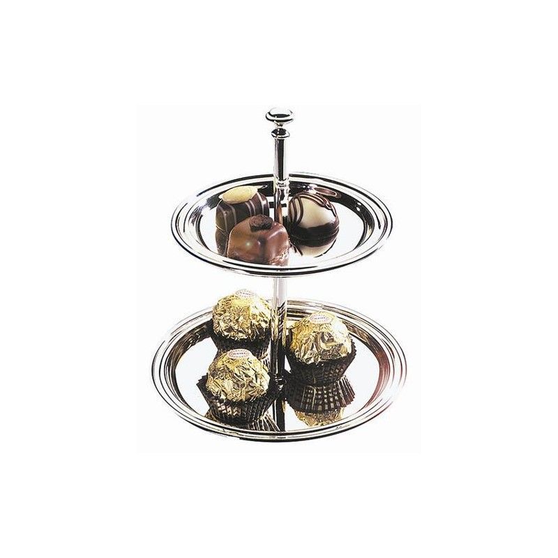 PRESENTOIR DE TABLE METAL CHROME