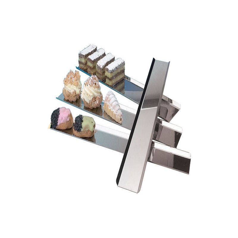 PLATEAU INOX POUR VITRINE