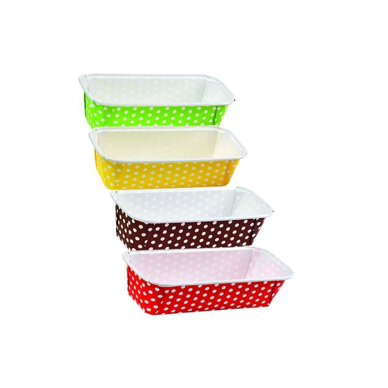 SET DE 48 MOULES CAKE A POIS