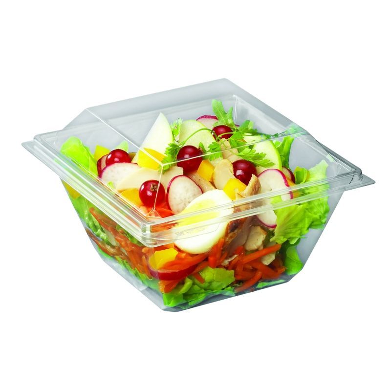 POT A SALADE CARRE - FOND ET COUVERCLE CRISTAL