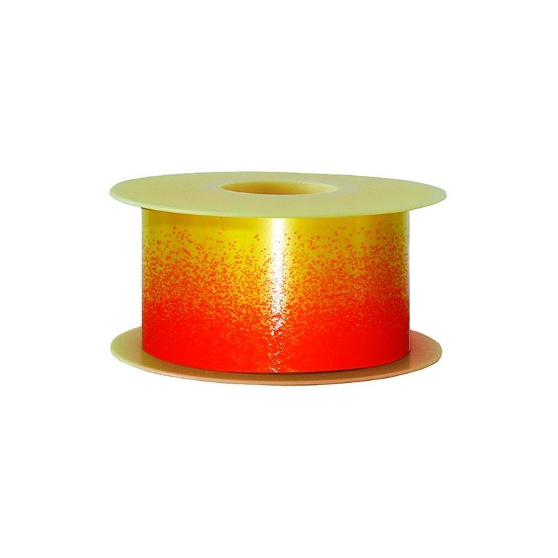 RUBAN CHARLOTTE JAUNE/ORANGE