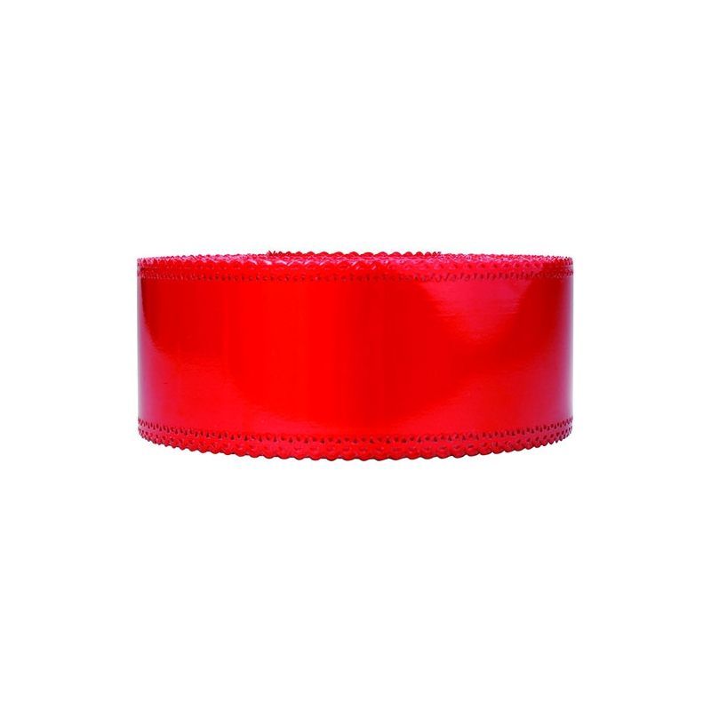 RUBAN CHARLOTTE DENTELLE- ROUGE