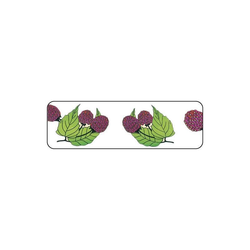 RUBAN PVC IMPRIME FRAMBOISE