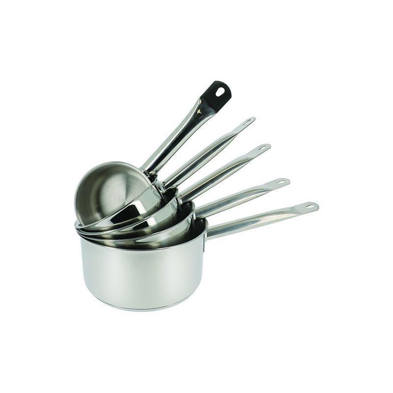 SERIE  DE 5 CASSEROLES INOX