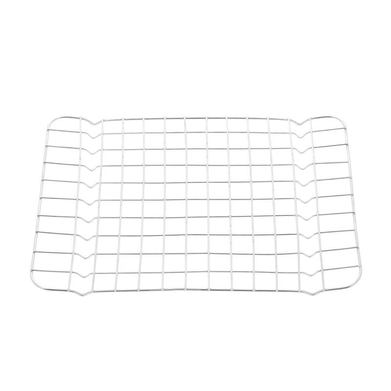 GRILLE INOX ADAPTABLE SUR PLAT RECTANGULAIRE REFERENCE PLRECT
