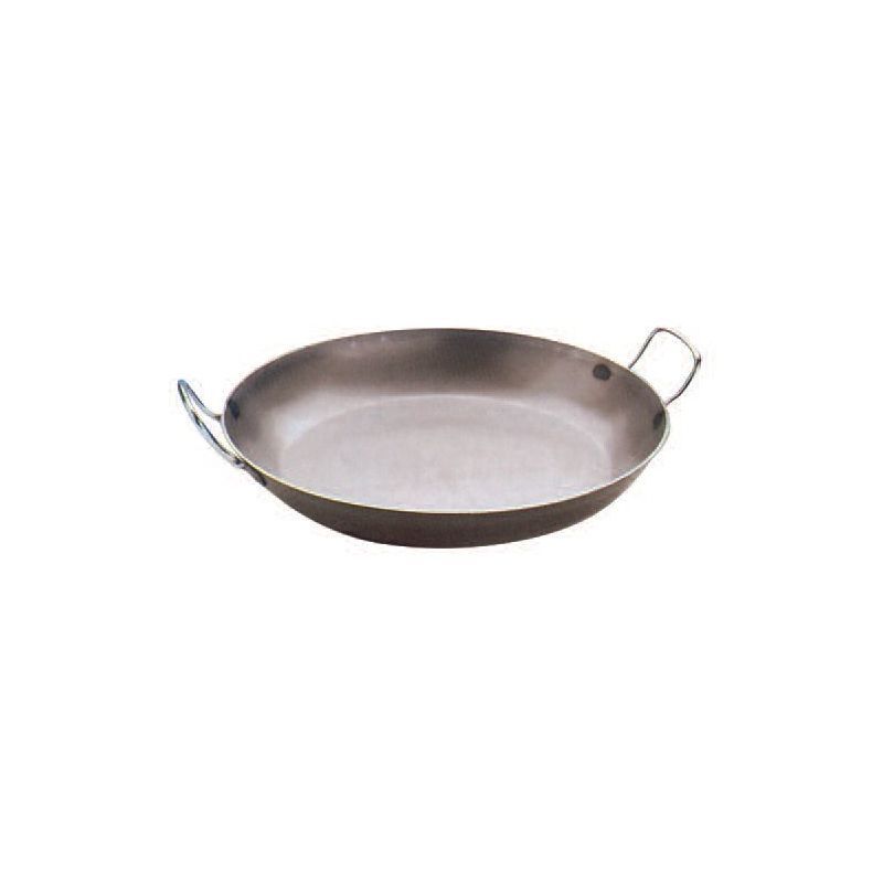 PLAT A PAELLA TOLE D ACIER