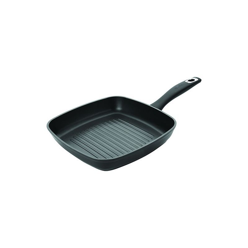 POELE GRILL CARREE FONTE D ALUMINIUM