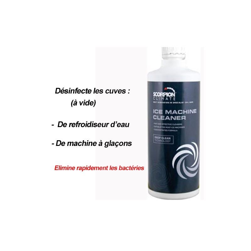 NETTOYANT REFROIDISSEUR D EAU -  MACHINE A GLACONS
