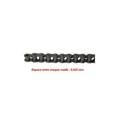 CHAINE DE TRANSMISSION SIMPLE PAS DE 9.525 MM