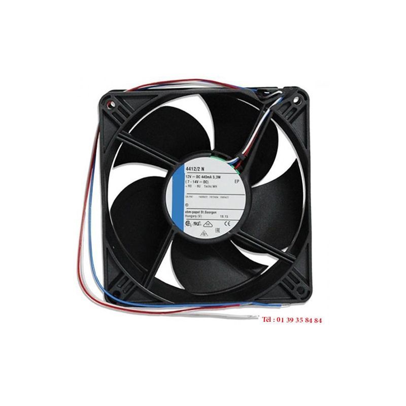 VENTILATEUR COMPACT - COURANT CONTINU - EBMPAPST - TYPE 4412/2N