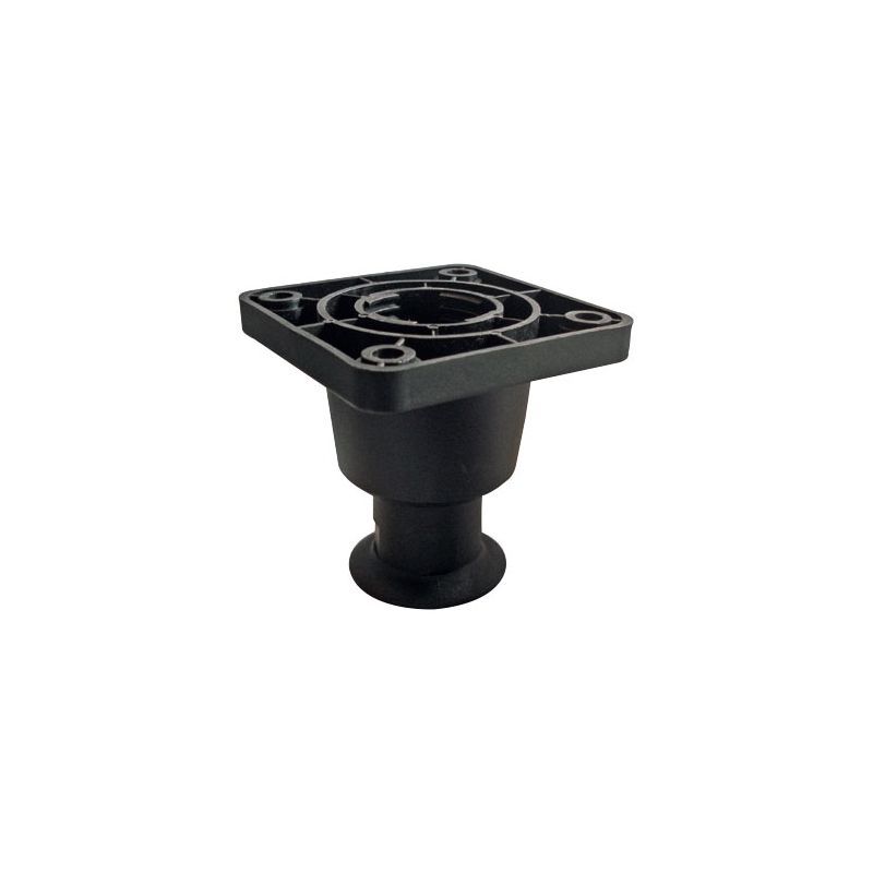 PIED REGLABLE EN COMPOSITE NOIRE