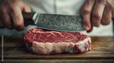 Couteaux hachoir à viande inox