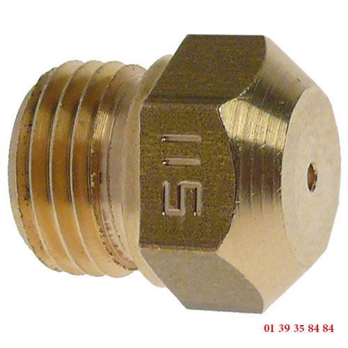 INJECTEUR GAZ - ADAPTABLE BERTOS - Ø trou 1.15 mm