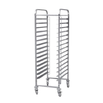 ECHELLE INOX 15 NIVEAUX 405X550X1730 MM